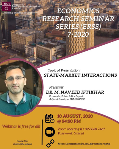 Webinar on State-Market Interactions 